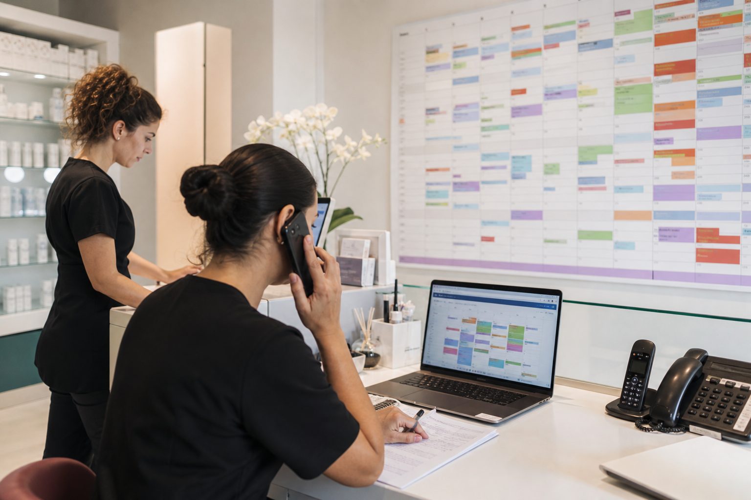 If you sell time (consultants, clinics, salons): the calendar is your ERP. If it's a shared Google Calendar, you're improvising